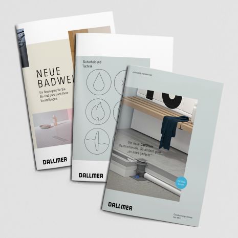 Neue Broschüren - Dallmer Druckwerke mit Design und Technik